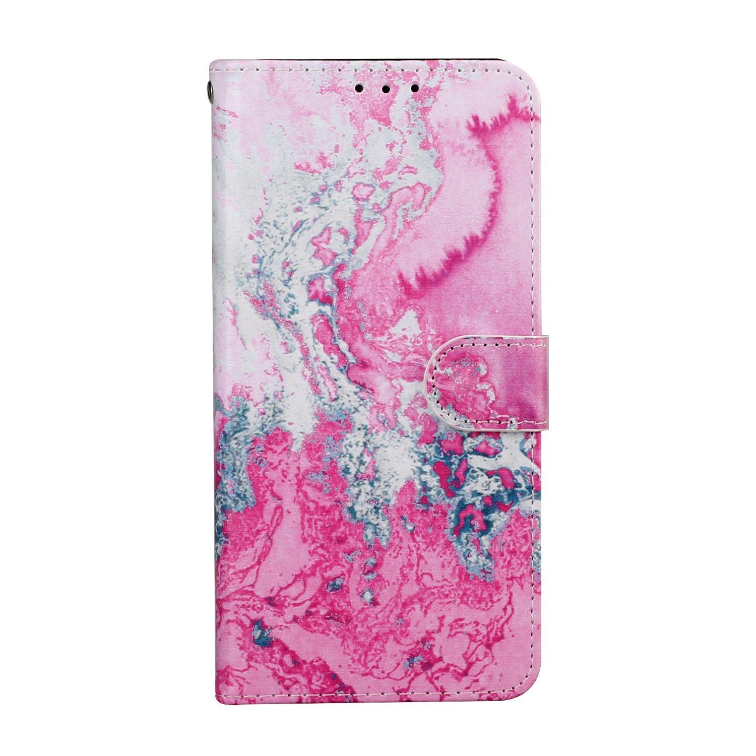 For Samsung Galaxy S20 FE 4G/5G/S20 Lite/S20 FE 2022 Pattern Printing Wallet Leather Protector Cover - Rose Marbling