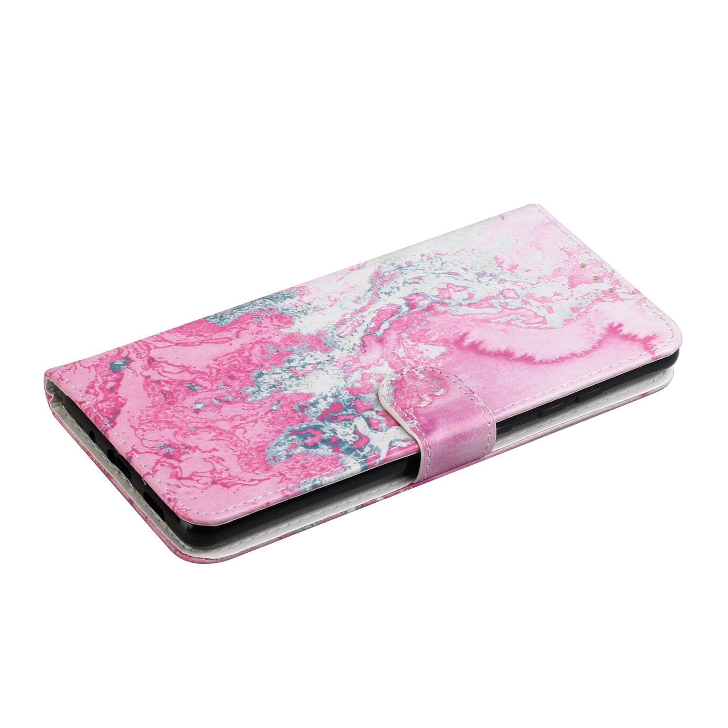 For Samsung Galaxy S20 FE 4G/5G/S20 Lite/S20 FE 2022 Pattern Printing Wallet Leather Protector Cover - Rose Marbling