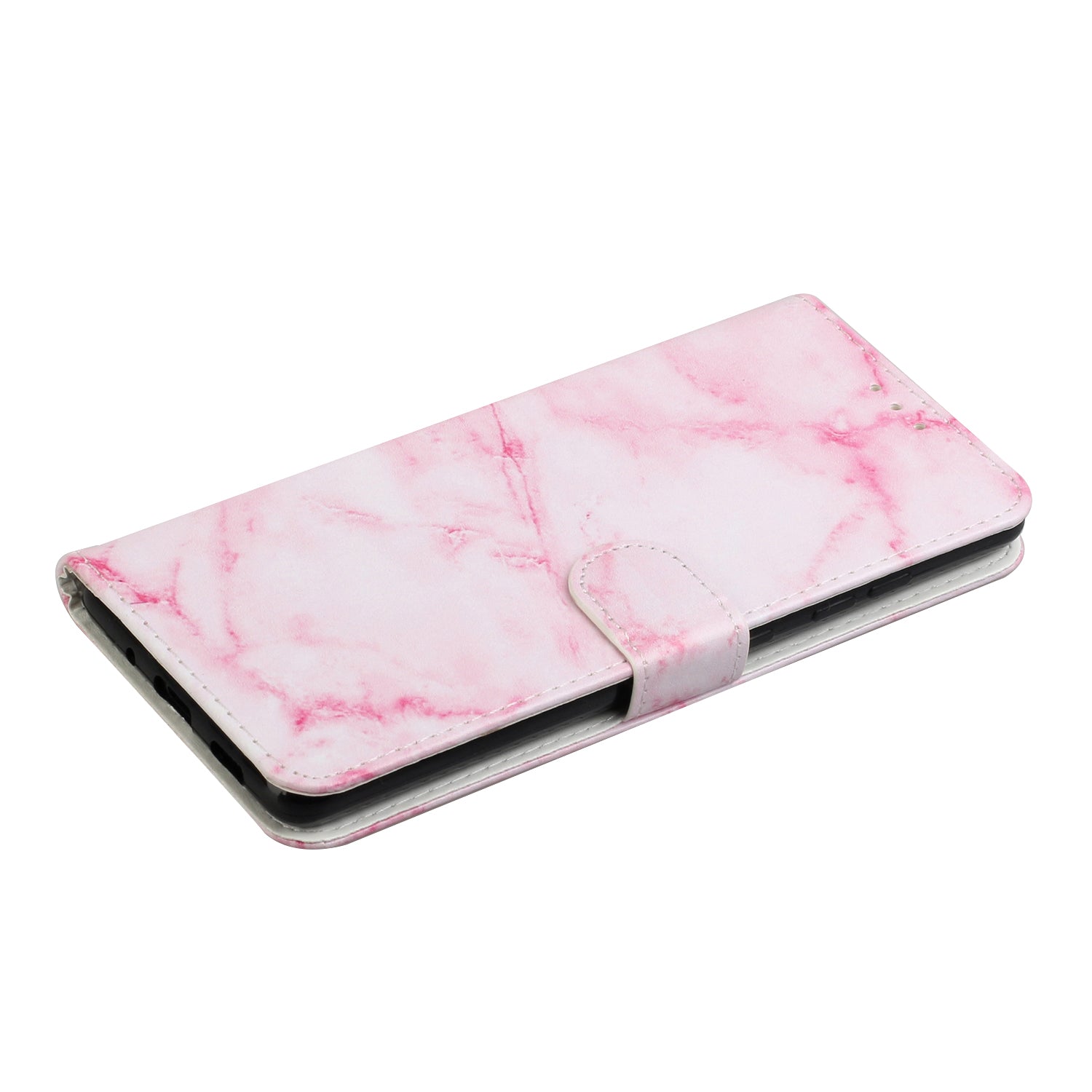 For Samsung Galaxy S20 FE 4G/5G/S20 Lite/S20 FE 2022 Pattern Printing Wallet Leather Protector Cover - Pink Marbling