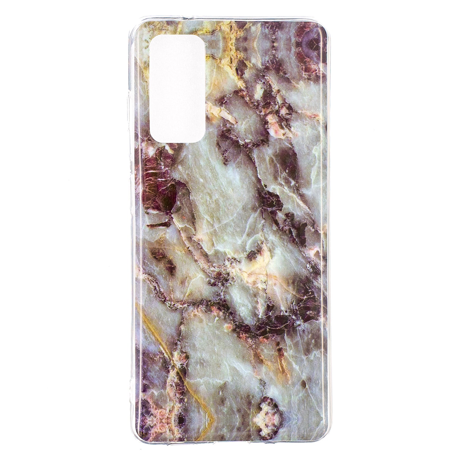 For Samsung Galaxy S20 FE 4G/5G/S20 Lite/S20 FE 2022 Marble Pattern Anti-drop IMD TPU Cover - Style A