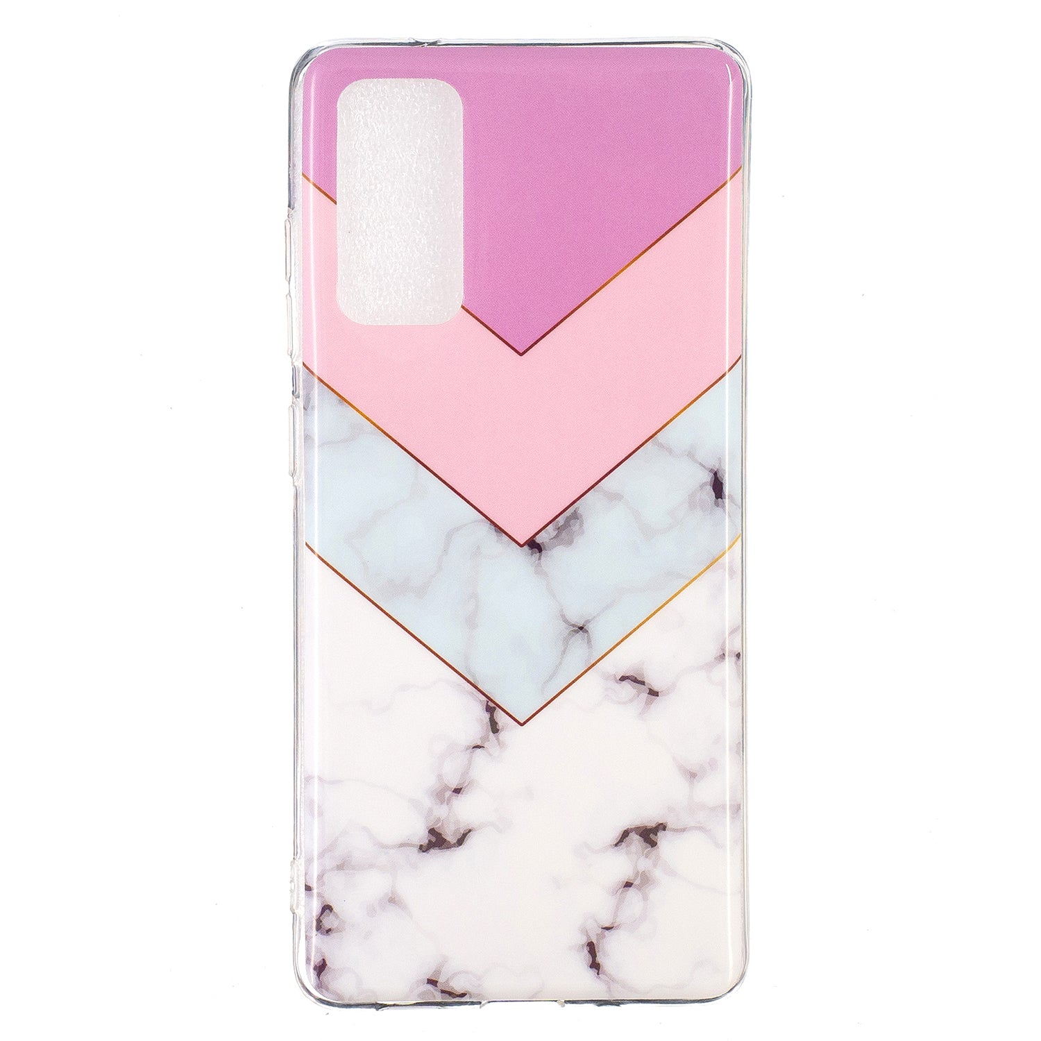 For Samsung Galaxy S20 FE 4G/5G/S20 Lite/S20 FE 2022 Marble Pattern Anti-drop IMD TPU Cover - Style Q