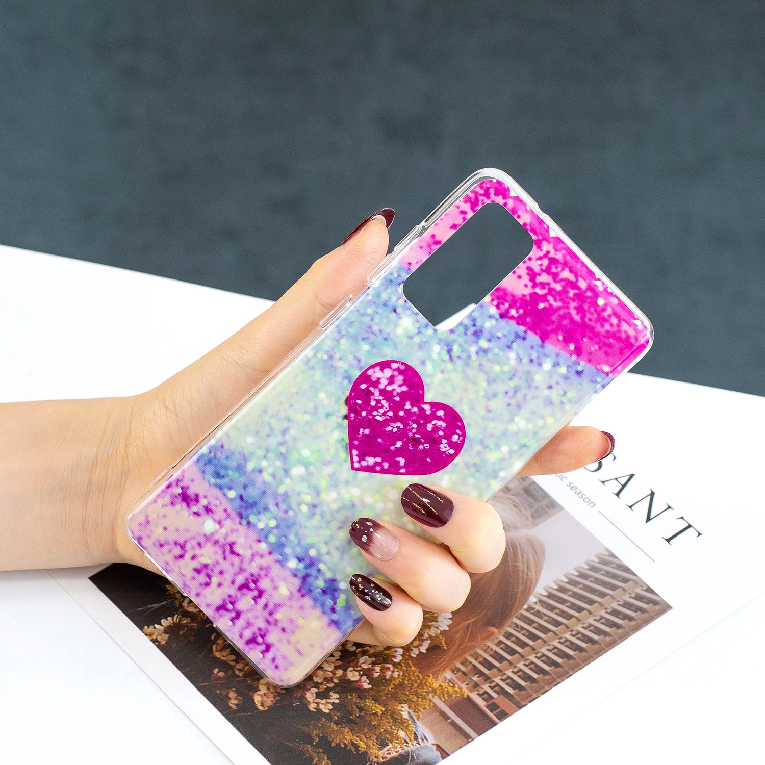 For Samsung Galaxy S20 FE 4G/5G/S20 Lite/S20 FE 2022 Marble Pattern Anti-drop IMD TPU Cover - Style T