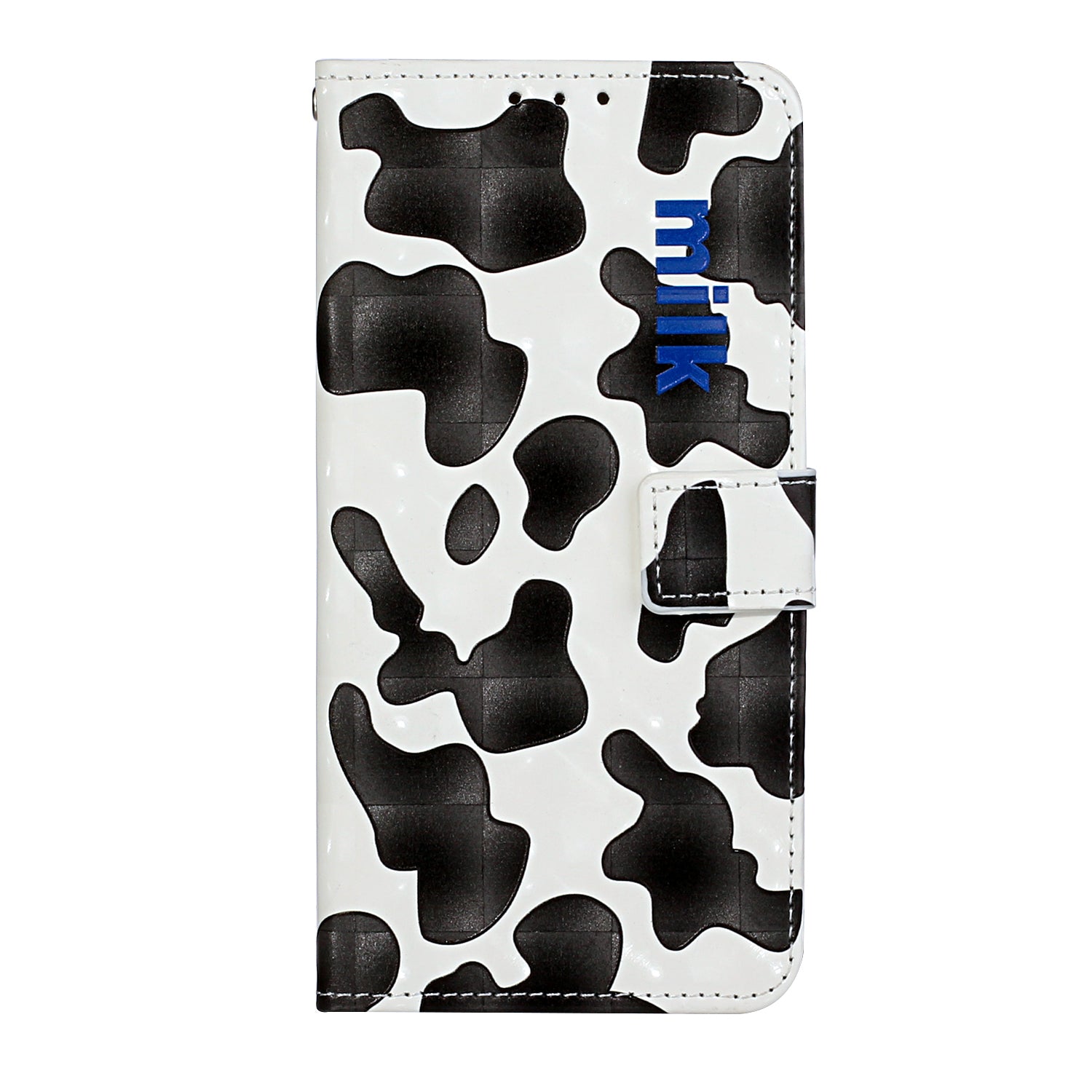 Pattern Printing Leather Protector for Samsung Galaxy S20 4G/S20 5G Stand Case with Hanging Strap - Black/White