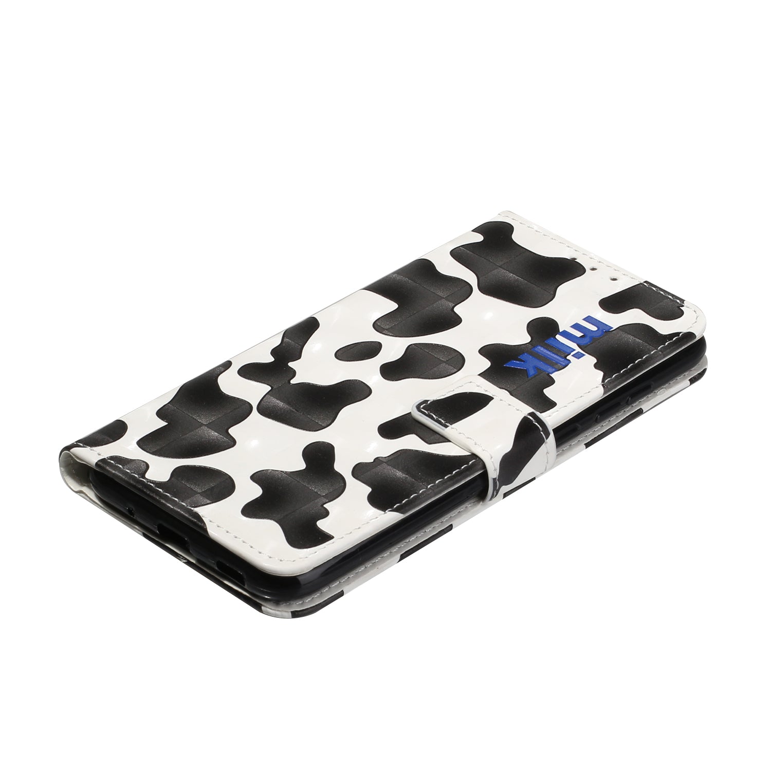 Pattern Printing Leather Protector for Samsung Galaxy S20 4G/S20 5G Stand Case with Hanging Strap - Black/White