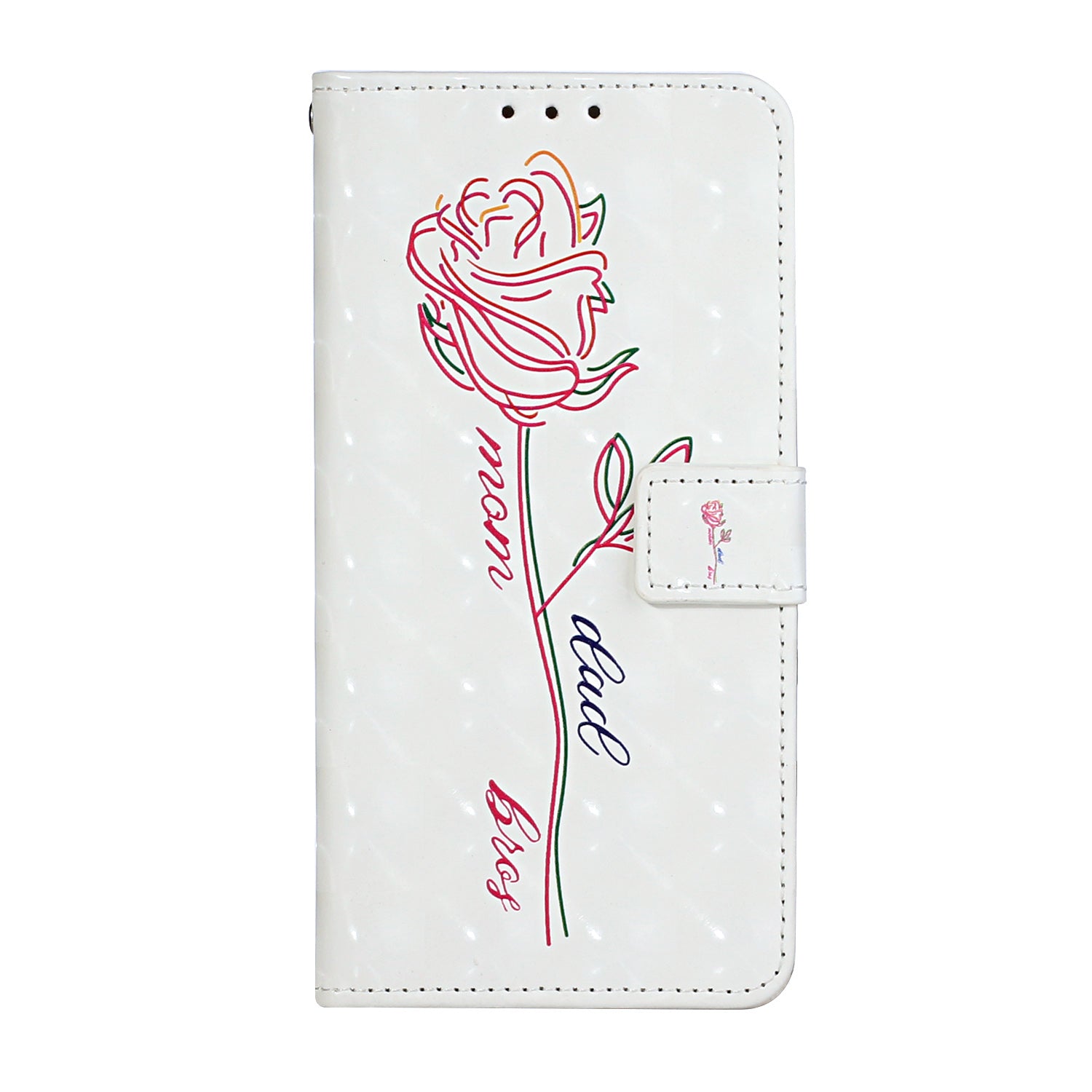 Pattern Printing Leather Protector for Samsung Galaxy S20 4G/S20 5G Stand Case with Hanging Strap - Flower