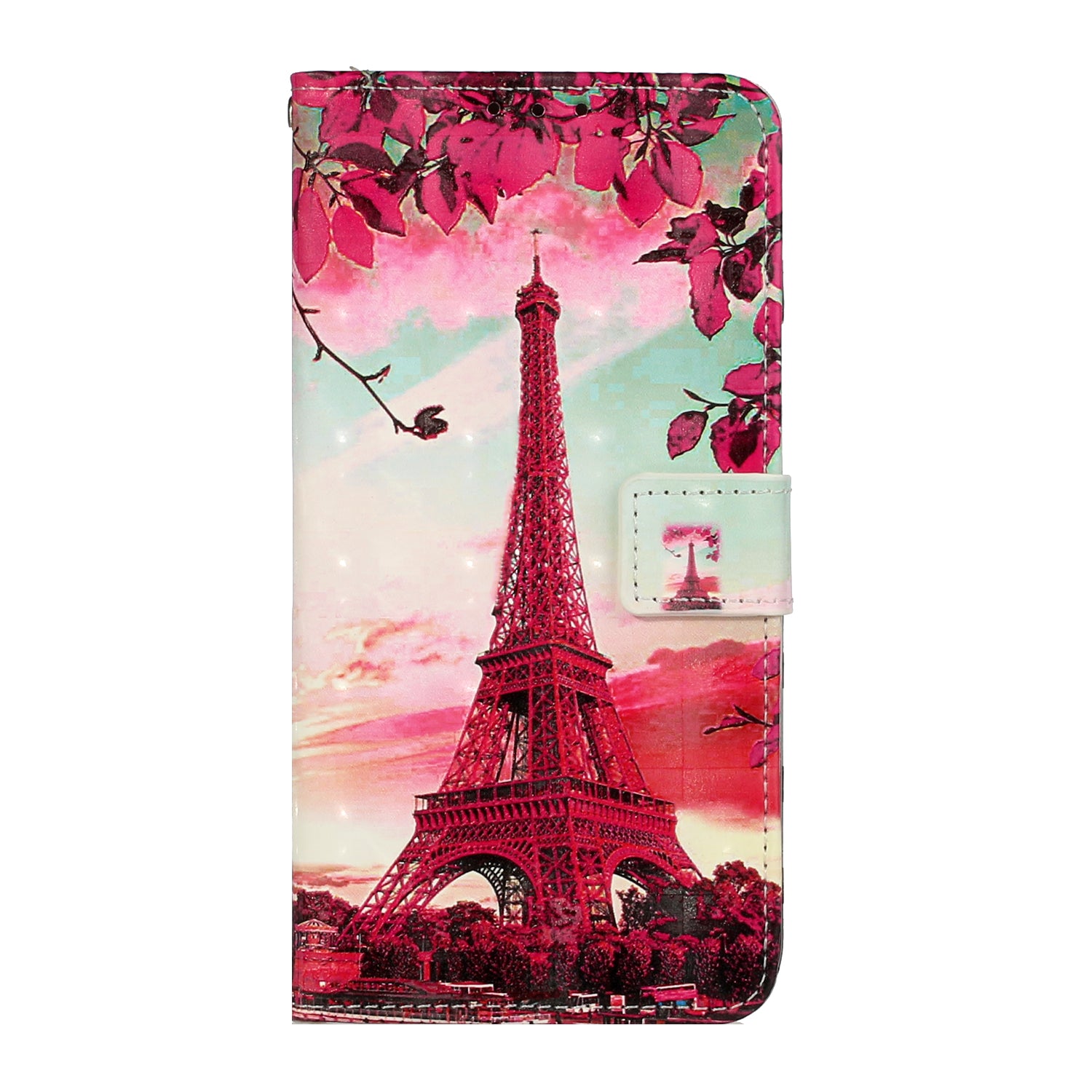 Pattern Printing Leather Protector with Hanging Strap for Samsung Galaxy S20 Plus/S20 Plus 5G  Stand Case - Tower