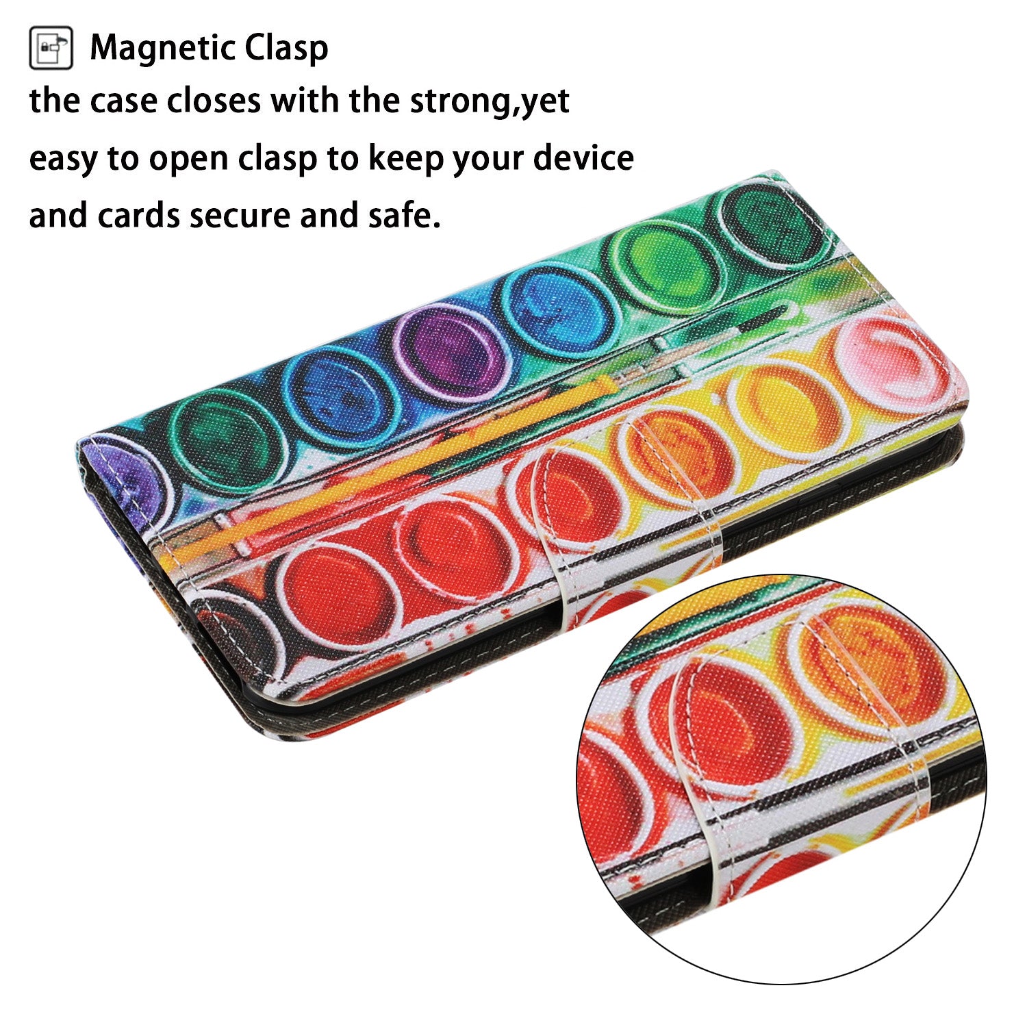 Unique Pattern Printing Wallet Stand Leather Case with Lanyard for Samsung Galaxy S20 Plus - Pigments