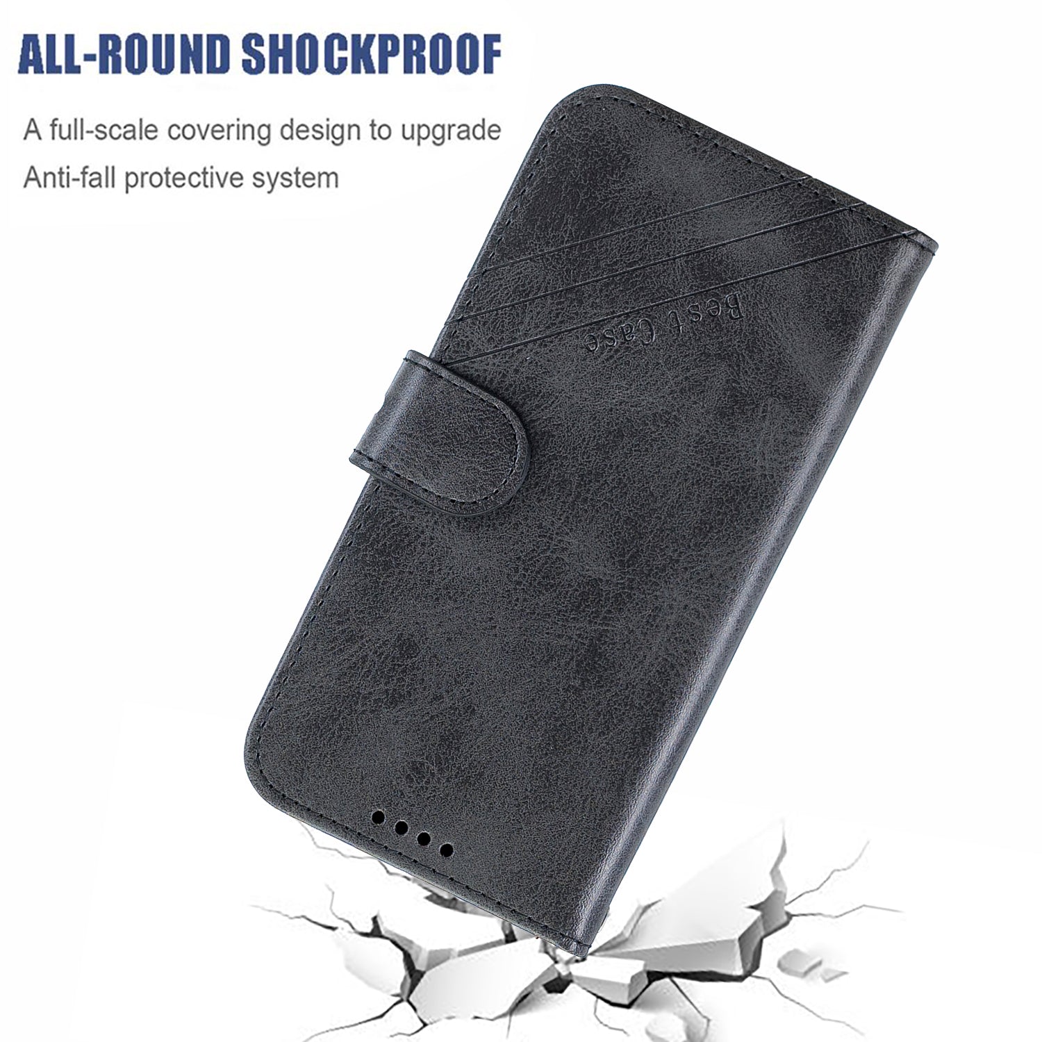 For Samsung Galaxy S20 FE 4G/5G/S20 Lite/S20 FE 2022 Classic Wallet Leather Stand Phone Protective Cover - Black