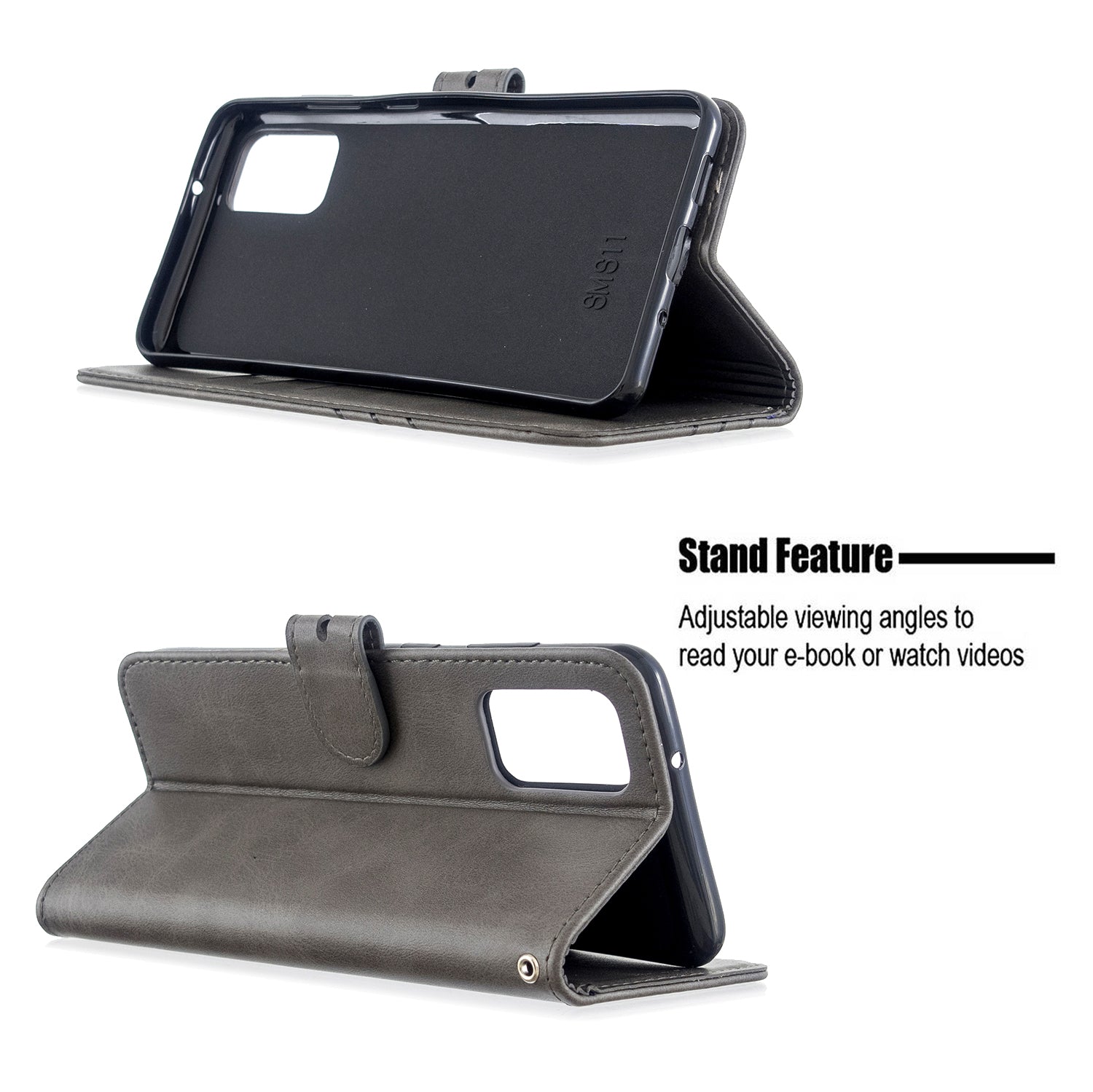 For Samsung Galaxy S20 FE 4G/5G/S20 Lite/S20 FE 2022 Classic Wallet Leather Stand Phone Protective Cover - Grey