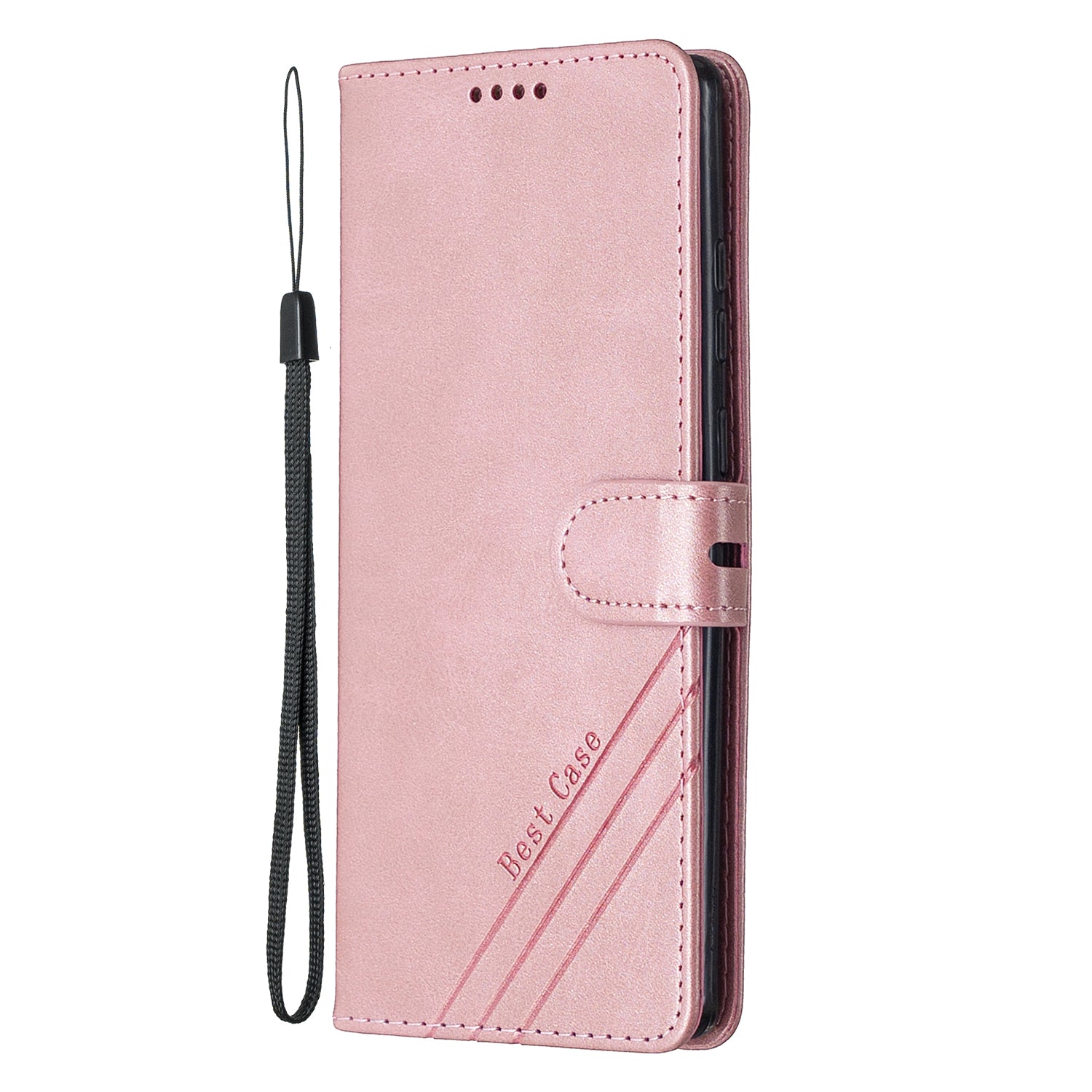 For Samsung Galaxy S20 FE 4G/5G/S20 Lite/S20 FE 2022 Classic Wallet Leather Stand Phone Protective Cover - Rose Gold