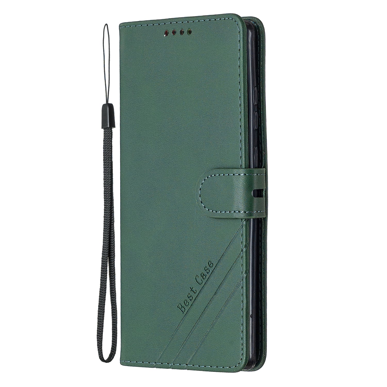 For Samsung Galaxy S20 FE 4G/5G/S20 Lite/S20 FE 2022 Classic Wallet Leather Stand Phone Protective Cover - Green