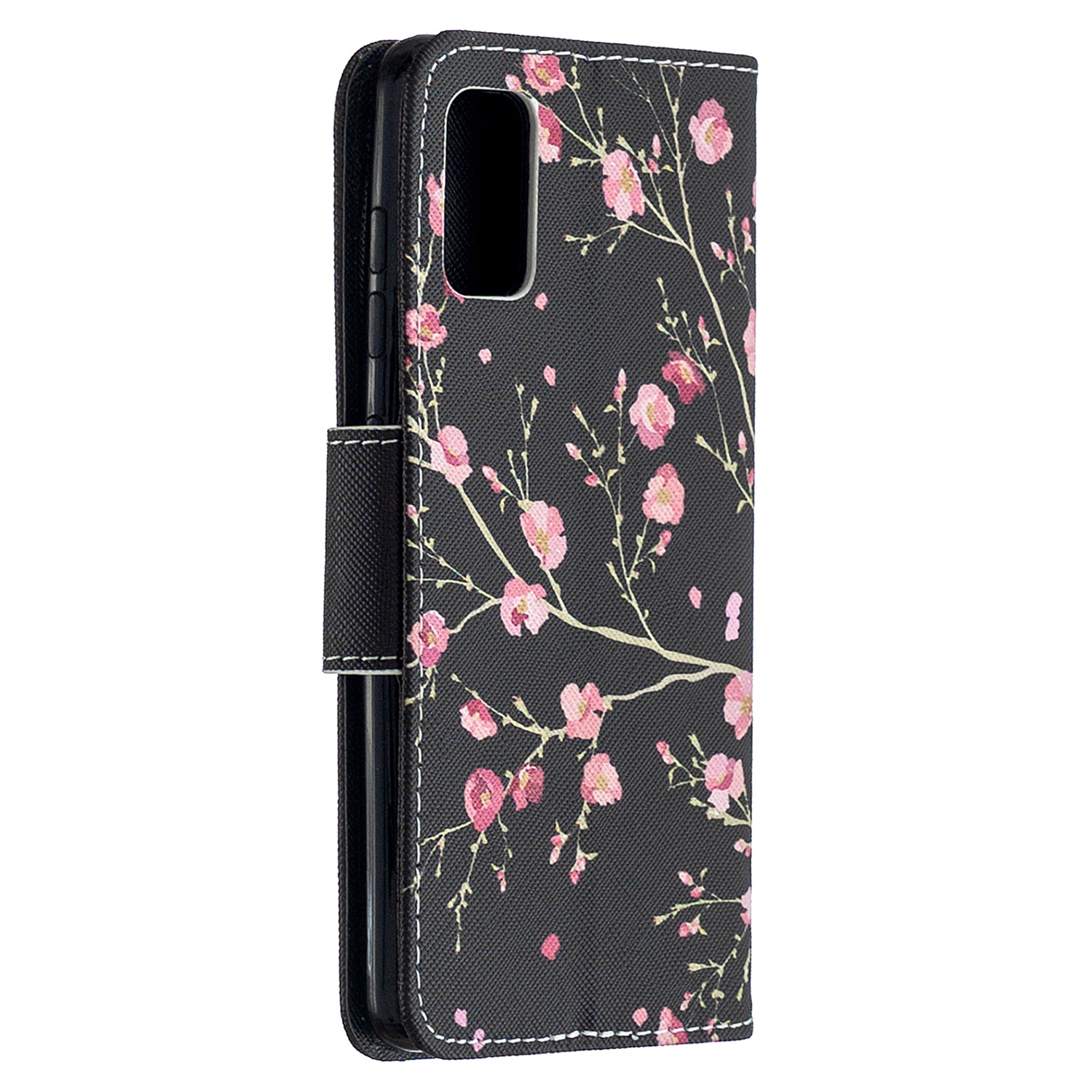 For Samsung Galaxy S20 FE 4G/5G/S20 Lite/S20 FE 2022 Pattern Printing PU Leather Wallet Stand Phone Cover - Red Flower