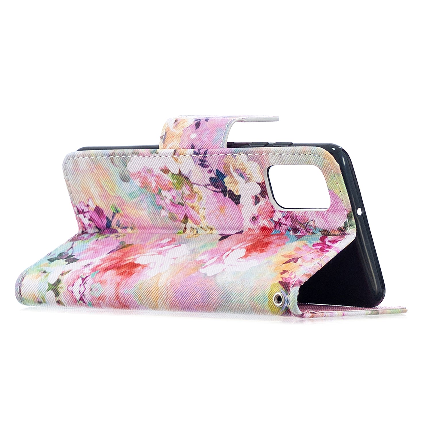 For Samsung Galaxy S20 FE 4G/5G/S20 Lite/S20 FE 2022 Pattern Printing PU Leather Wallet Stand Phone Cover - Beautiful Flower