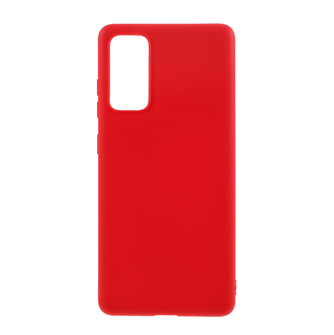 Solid Color Candy TPU Cover with Lanyard for Samsung Galaxy S20 FE/S20 Fan Edition/S20 FE 5G/S20 Fan Edition 5G - Red