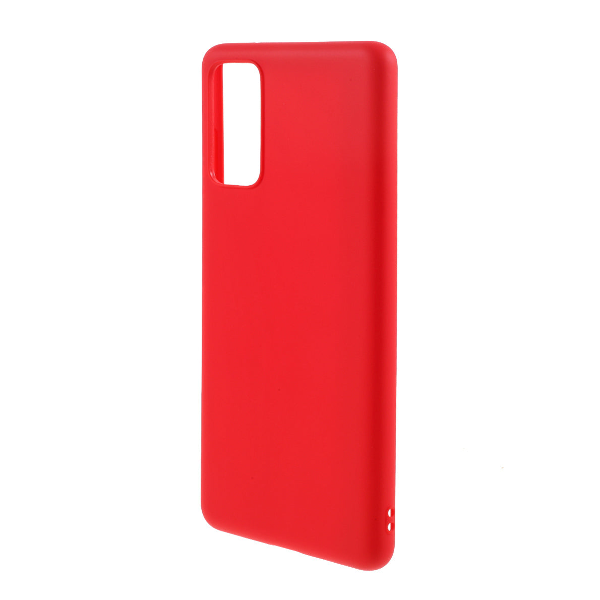 Solid Color Candy TPU Cover with Lanyard for Samsung Galaxy S20 FE/S20 Fan Edition/S20 FE 5G/S20 Fan Edition 5G - Red