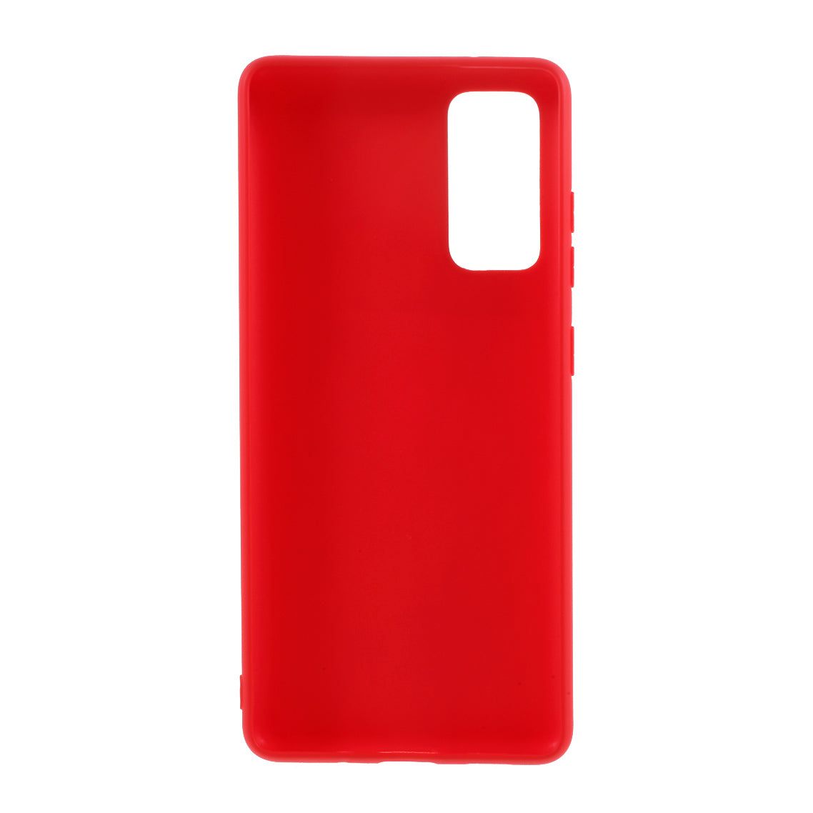 Solid Color Candy TPU Cover with Lanyard for Samsung Galaxy S20 FE/S20 Fan Edition/S20 FE 5G/S20 Fan Edition 5G - Red