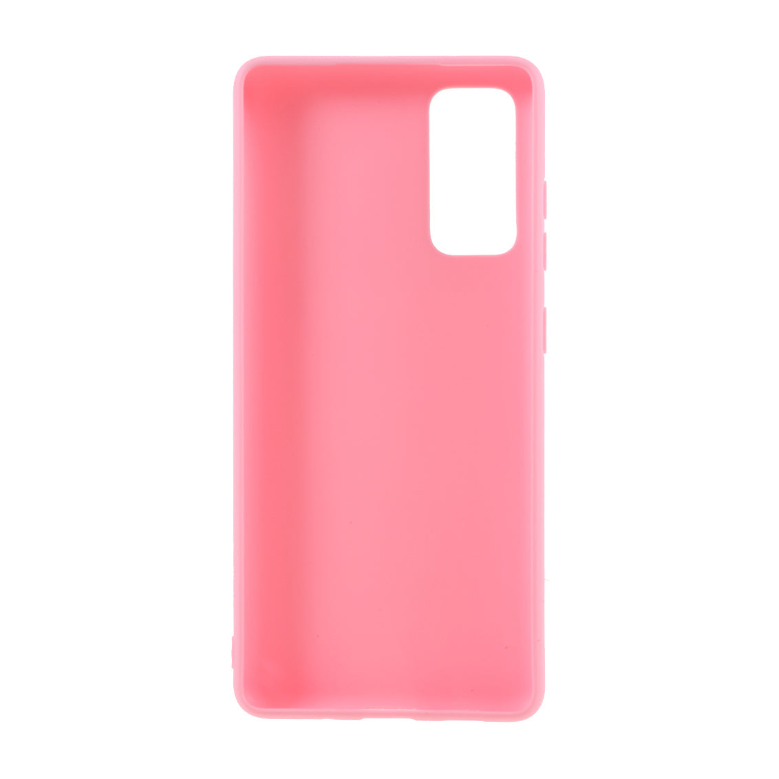 Solid Color Candy TPU Cover with Lanyard for Samsung Galaxy S20 FE/S20 Fan Edition/S20 FE 5G/S20 Fan Edition 5G - Rose