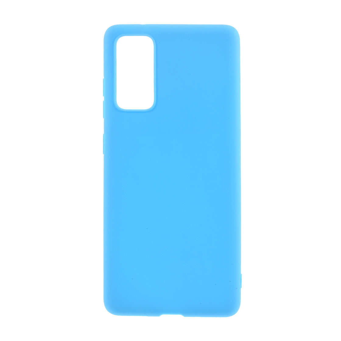 Solid Color Candy TPU Cover with Lanyard for Samsung Galaxy S20 FE/S20 Fan Edition/S20 FE 5G/S20 Fan Edition 5G - Sky Blue