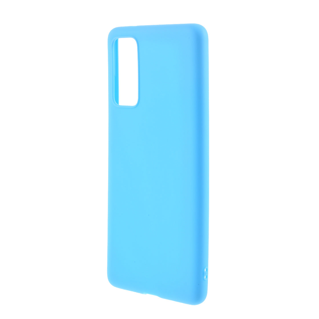 Solid Color Candy TPU Cover with Lanyard for Samsung Galaxy S20 FE/S20 Fan Edition/S20 FE 5G/S20 Fan Edition 5G - Sky Blue