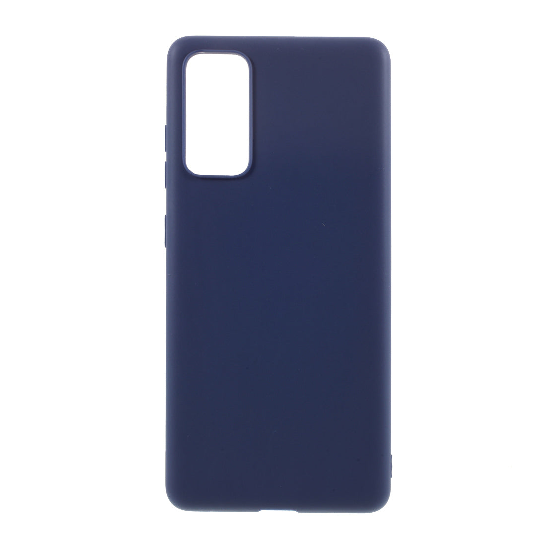 Solid Color Candy TPU Cover with Lanyard for Samsung Galaxy S20 FE/S20 Fan Edition/S20 FE 5G/S20 Fan Edition 5G - Dark Blue