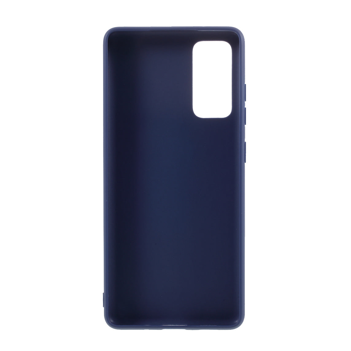 Solid Color Candy TPU Cover with Lanyard for Samsung Galaxy S20 FE/S20 Fan Edition/S20 FE 5G/S20 Fan Edition 5G - Dark Blue