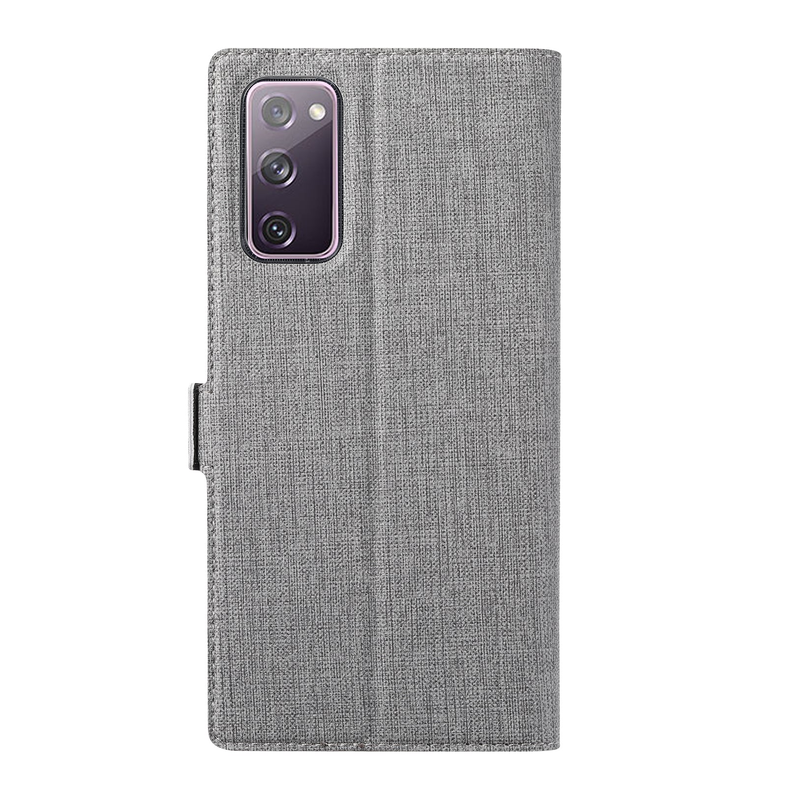 VILI K Series for Samsung Galaxy S20 FE 4G/5G/S20 Lite/S20 FE 2022 Wallet Stand Leather Cover - Grey