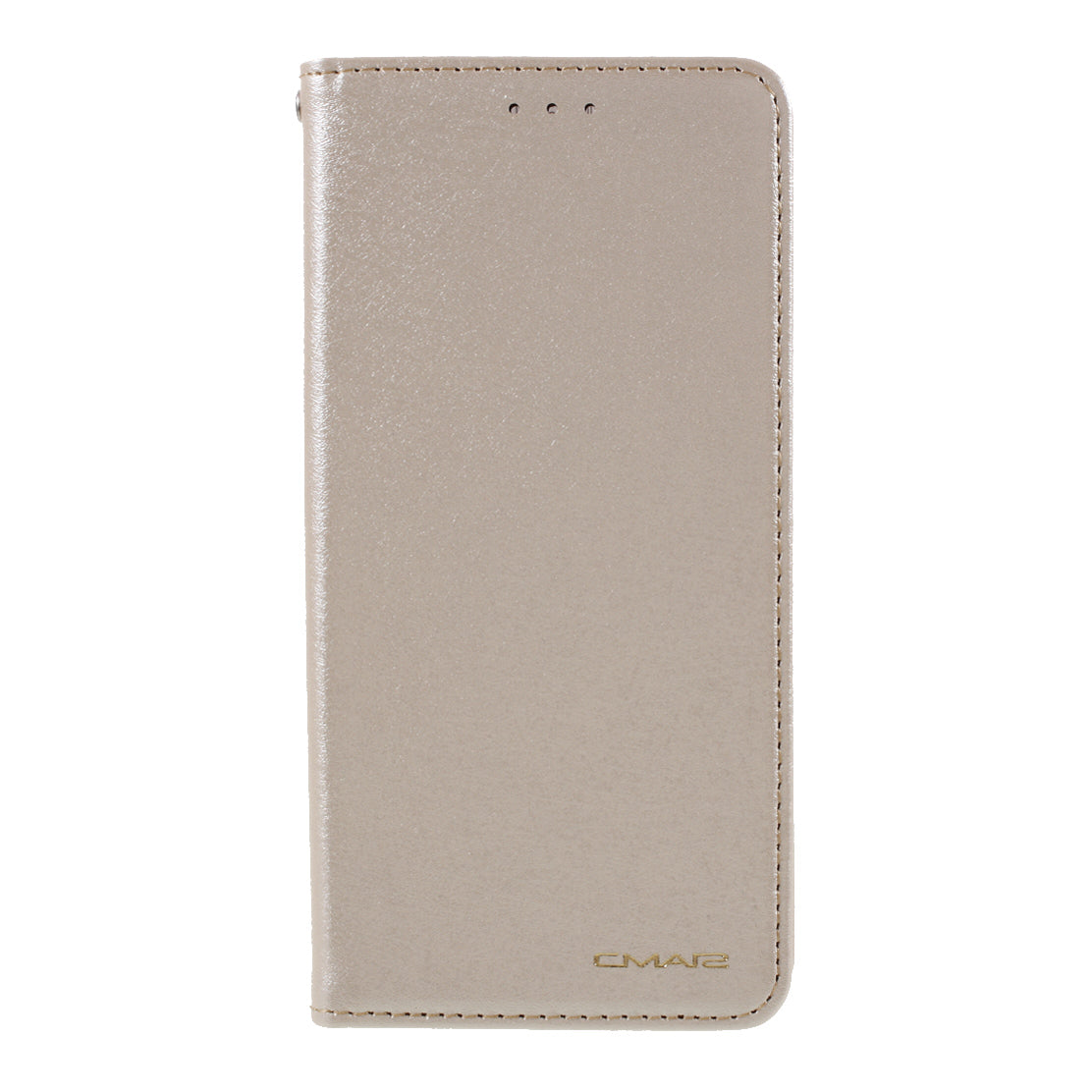 CMAI2 for Samsung Galaxy S20 FE 4G/5G/S20 Lite/S20 FE 2022 Auto-absorbed Folio PU Leather Cover with Card Slots - Gold