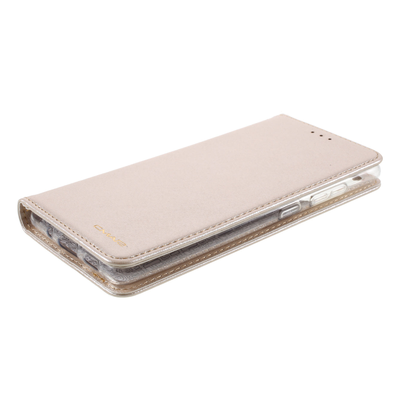 CMAI2 for Samsung Galaxy S20 FE 4G/5G/S20 Lite/S20 FE 2022 Auto-absorbed Folio PU Leather Cover with Card Slots - Gold