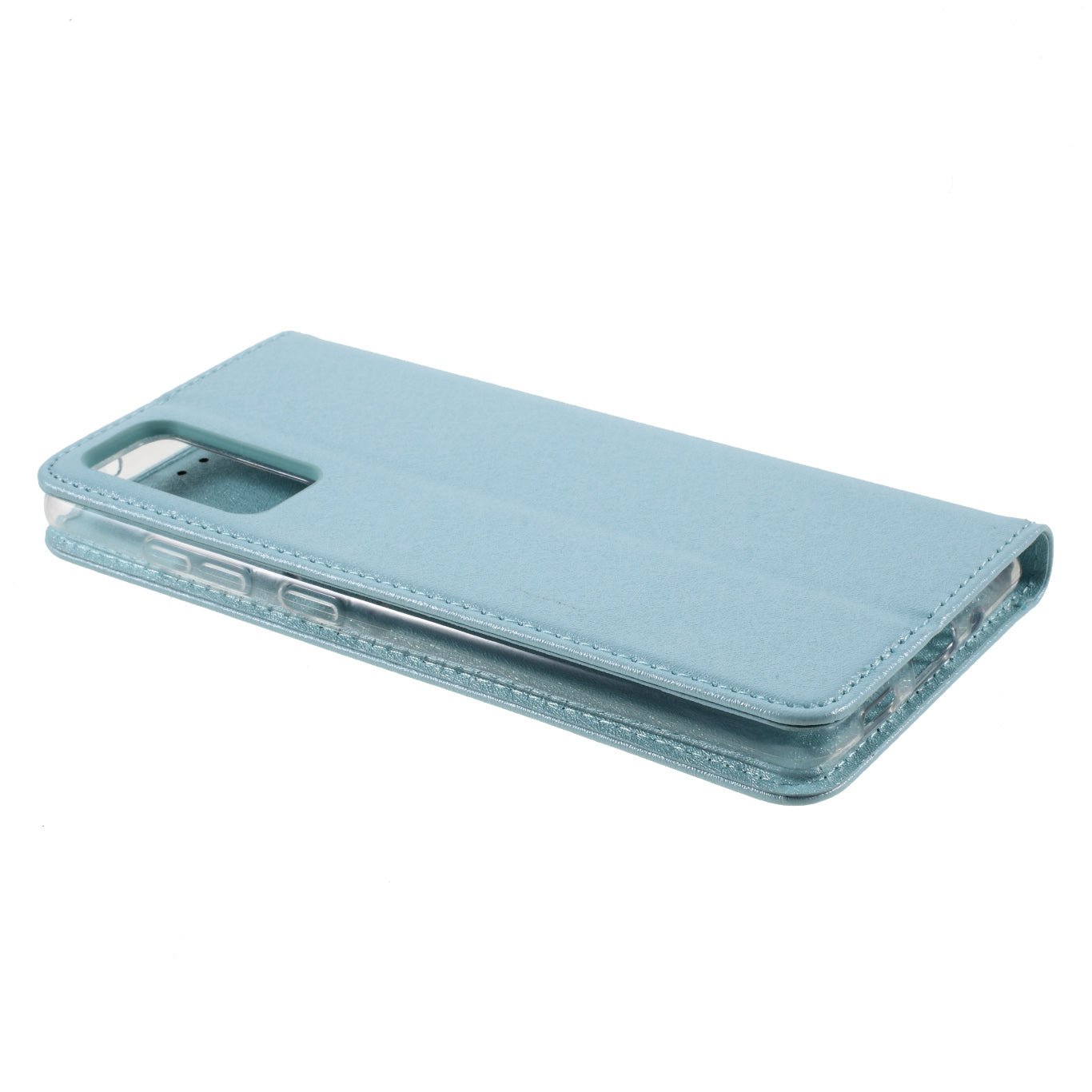 CMAI2 for Samsung Galaxy S20 FE 4G/5G/S20 Lite/S20 FE 2022 Auto-absorbed Folio PU Leather Cover with Card Slots - Baby Blue