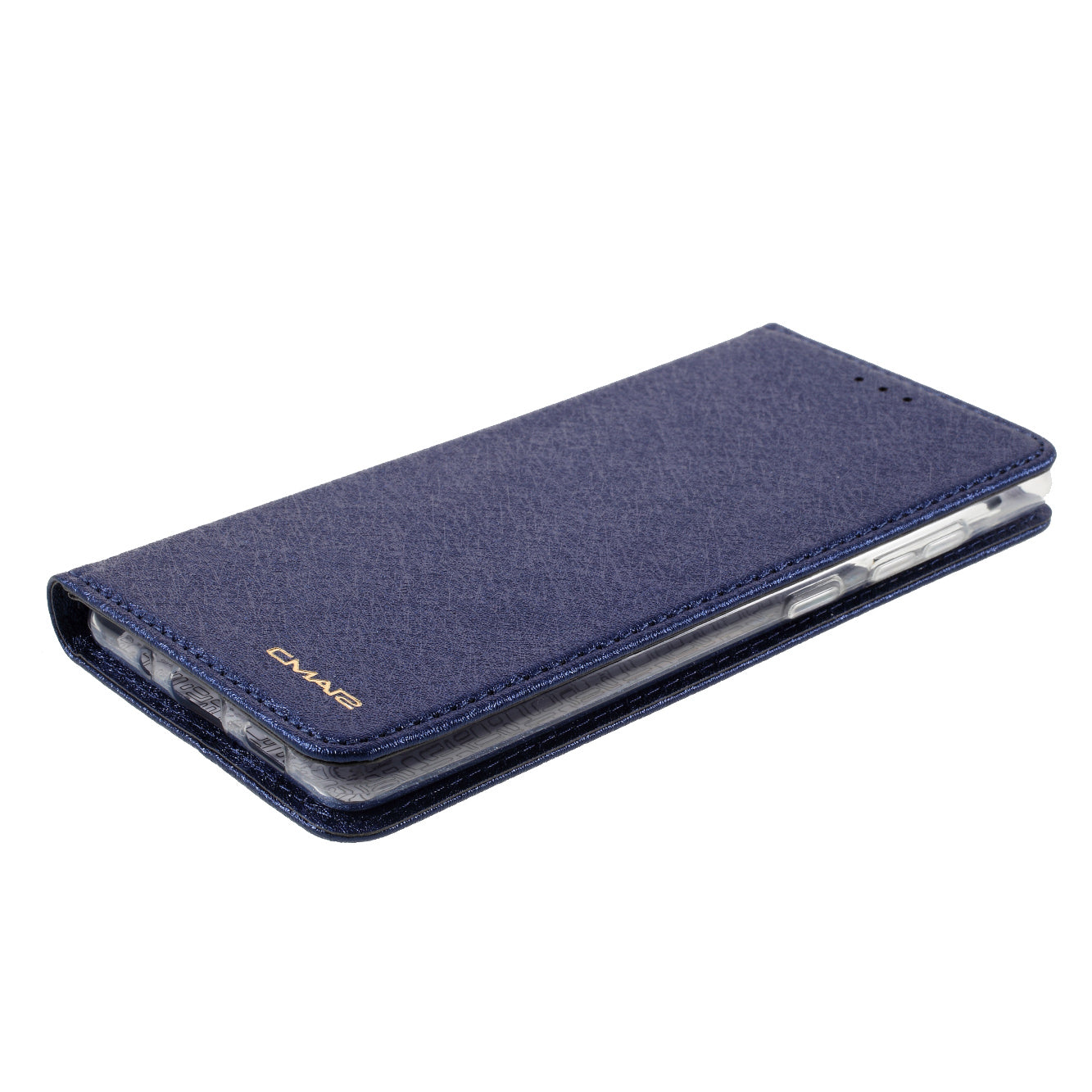 CMAI2 for Samsung Galaxy S20 FE 4G/5G/S20 Lite/S20 FE 2022 Auto-absorbed Folio PU Leather Cover with Card Slots - Dark Blue