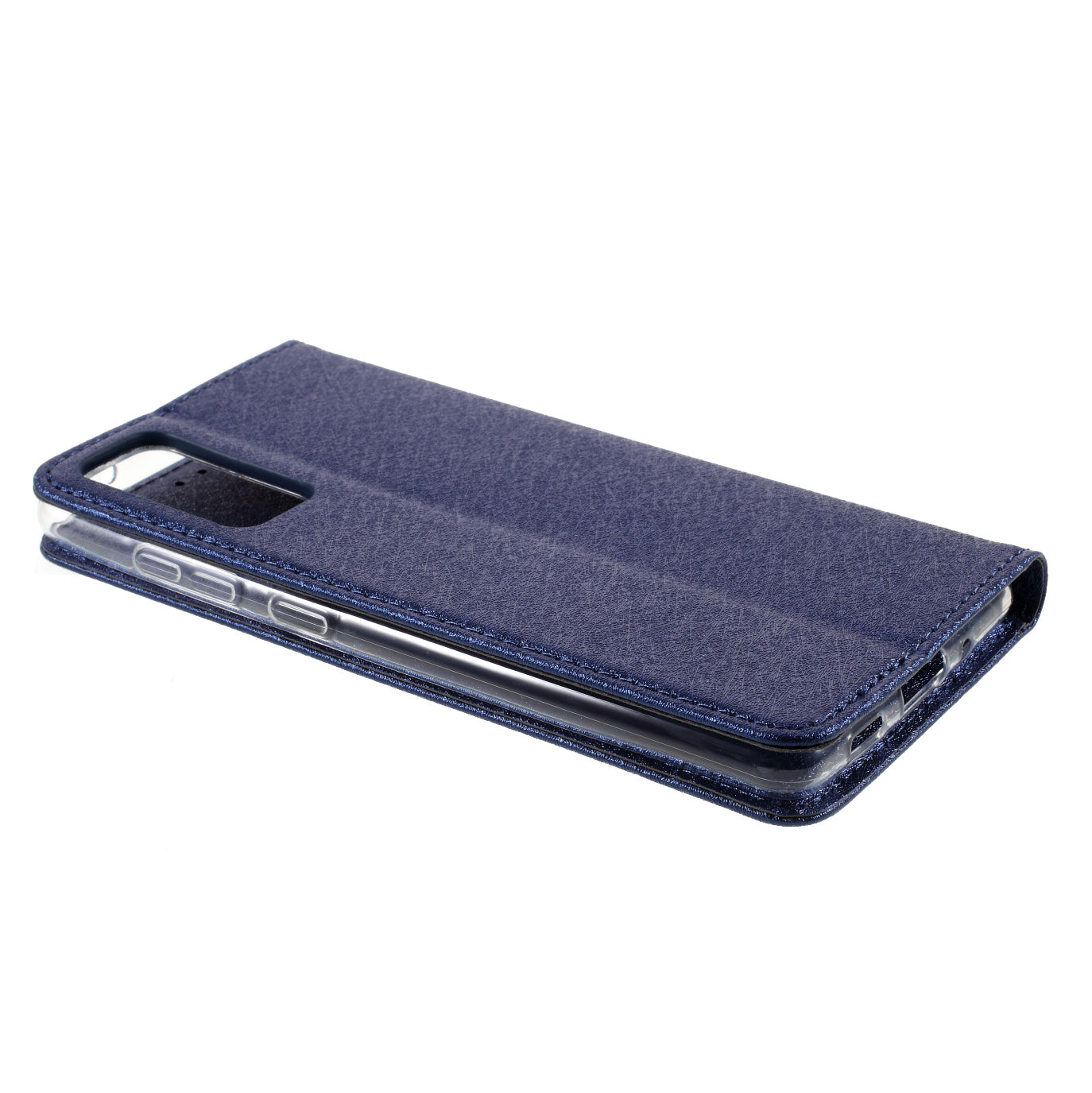 CMAI2 for Samsung Galaxy S20 FE 4G/5G/S20 Lite/S20 FE 2022 Auto-absorbed Folio PU Leather Cover with Card Slots - Dark Blue