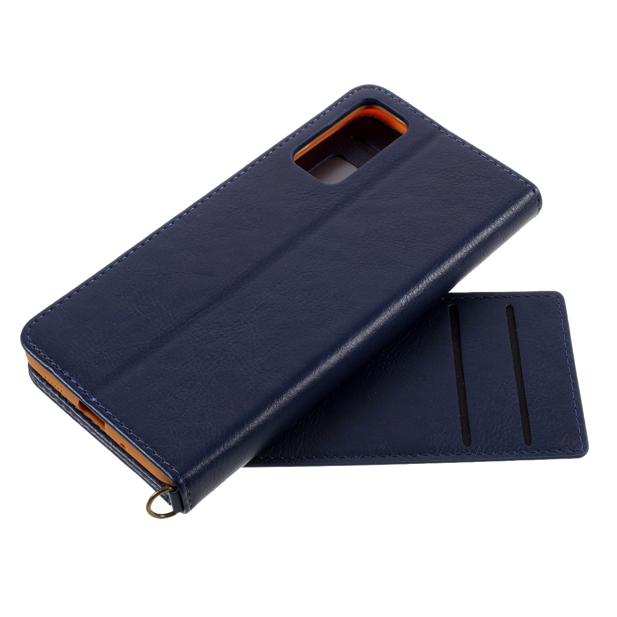 CMAI2 for Samsung Galaxy S20 FE 4G/5G/S20 Lite/S20 FE 2022 Auto-absorbed Folio PU Leather Cover with Card Slots - Blue