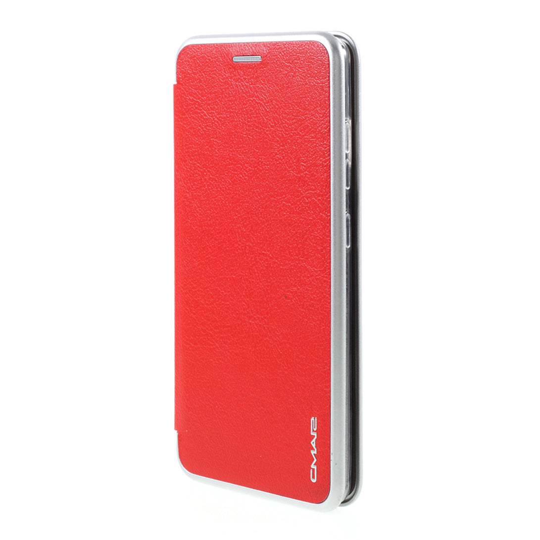 CMAI2 for Samsung Galaxy S20 FE 4G/5G/S20 Lite/S20 FE 2022 TPU + PU Leather Phone Cover Case - Red