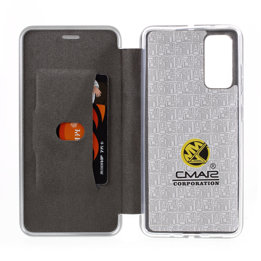 CMAI2 for Samsung Galaxy S20 FE 4G/5G/S20 Lite/S20 FE 2022 TPU + PU Leather Phone Cover Case - Grey