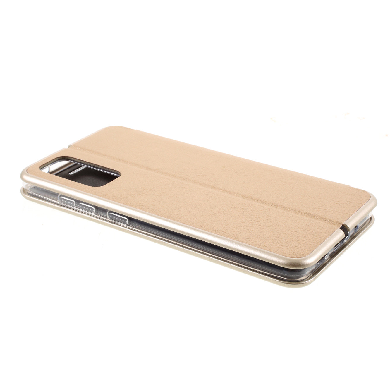 CMAI2 for Samsung Galaxy S20 FE 4G/5G/S20 Lite/S20 FE 2022 TPU + PU Leather Phone Cover Case - Gold