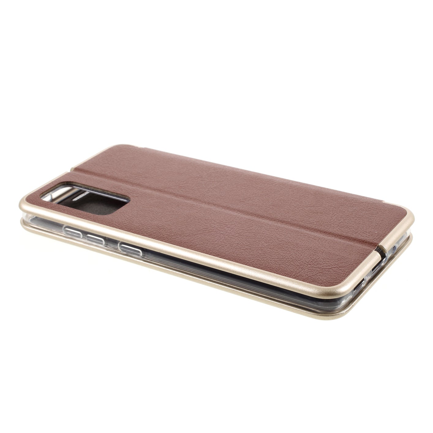 CMAI2 for Samsung Galaxy S20 FE 4G/5G/S20 Lite/S20 FE 2022 TPU + PU Leather Phone Cover Case - Brown