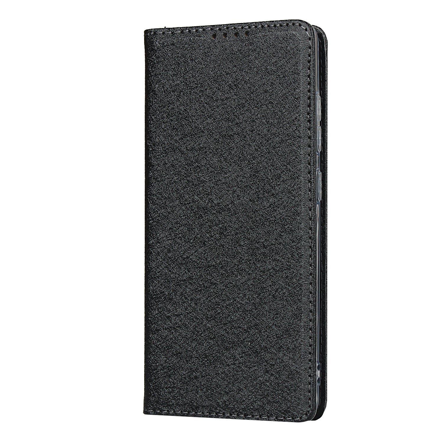 Silk Skin Leather Wallet Stand Protective Phone Case for Samsung Galaxy S20 FE/S20 Fan Edition/S20 FE 5G/S20 Fan Edition 5G - Black