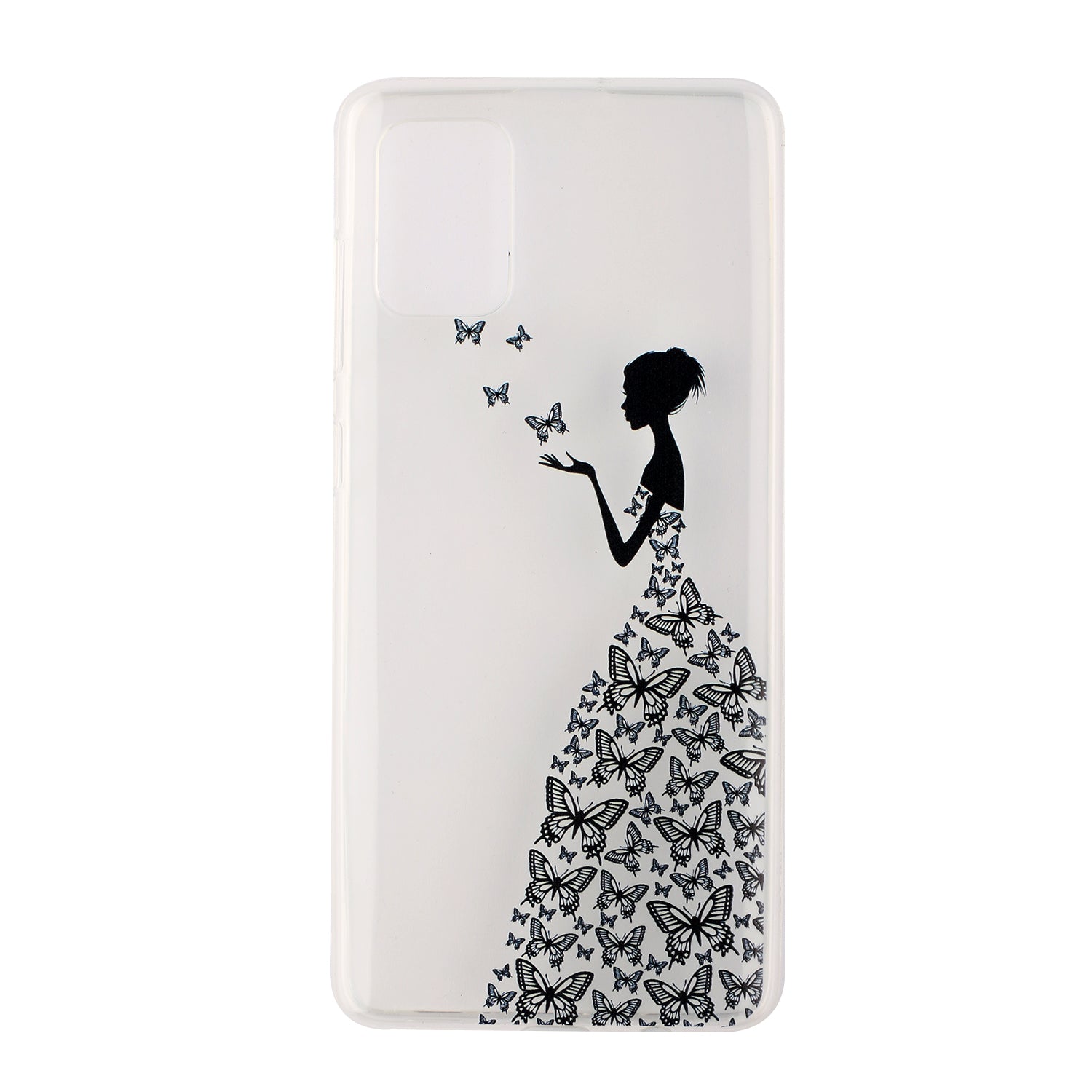 High Transmittance Shell Pattern Printing TPU Phone Case for Samsung Galaxy S20 FE/S20 FE 5G/S20 Lite - Girl