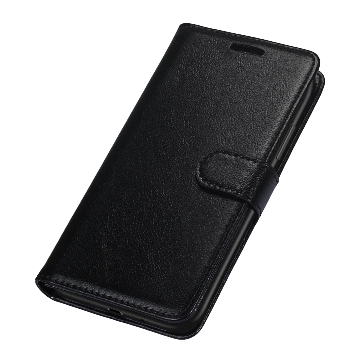 Wallet Stand Leather Shell Magnetic Clasp Protective Cover for Samsung Galaxy S20 FE/S20 Fan Edition/S20 FE 5G/S20 Fan Edition 5G/S20 Lite - Black