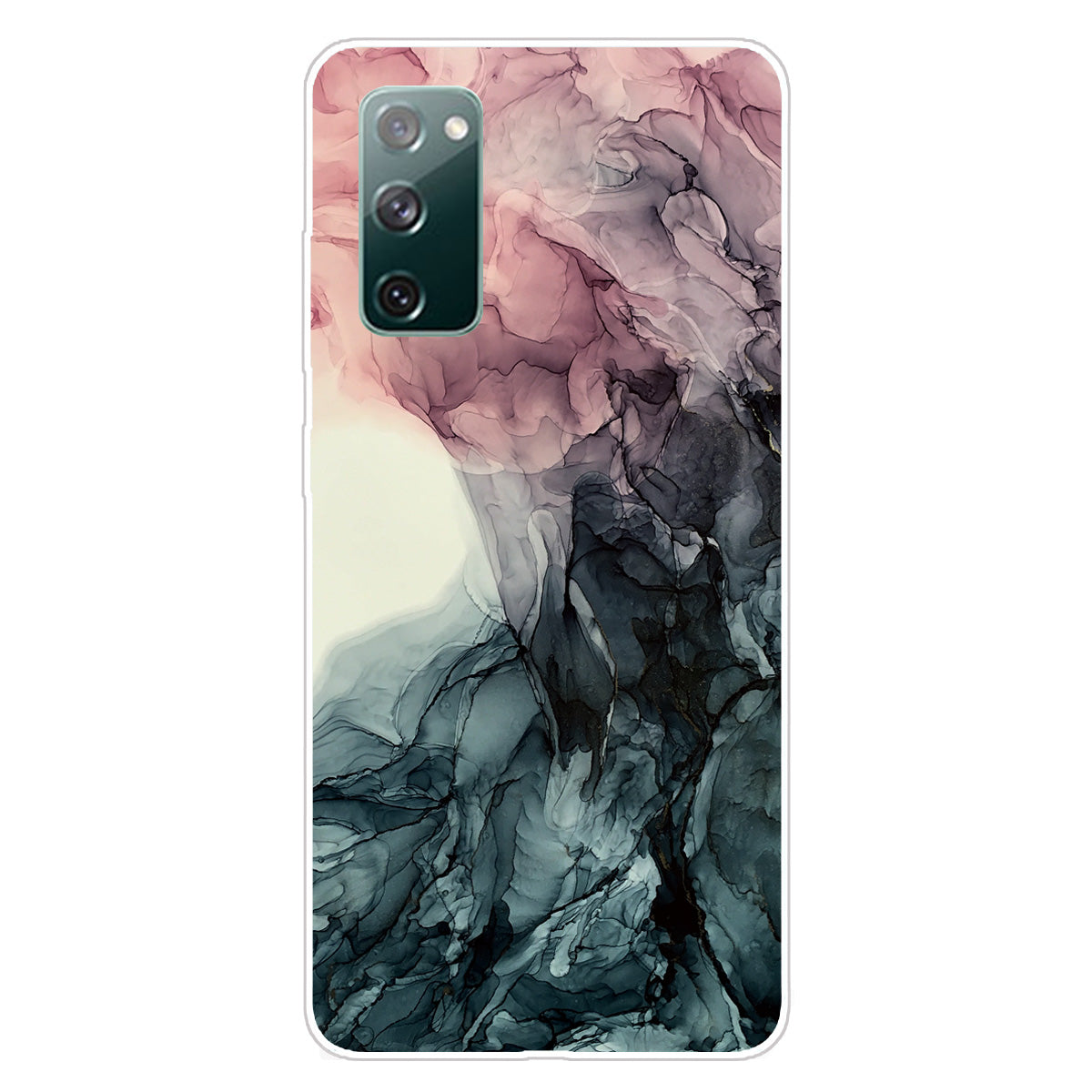 For Samsung Galaxy S20 FE 4G/5G/S20 Lite/S20 FE 2022 Shockproof TPU Case Marble Pattern Printed Phone Protector - Style E