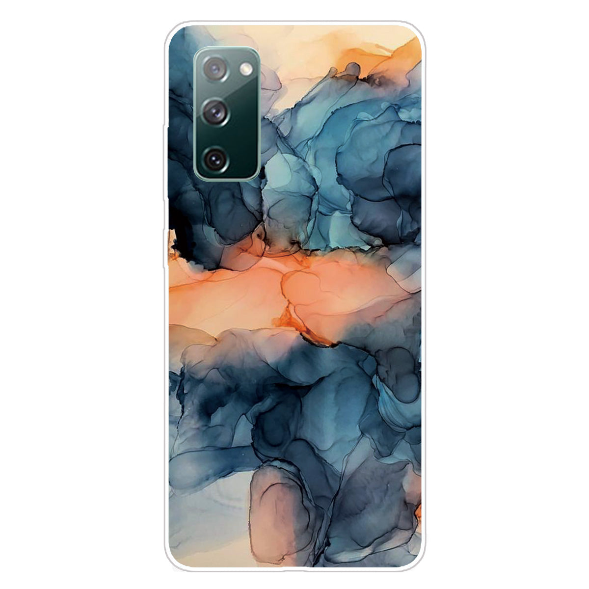 For Samsung Galaxy S20 FE 4G/5G/S20 Lite/S20 FE 2022 Shockproof TPU Case Marble Pattern Printed Phone Protector - Style G