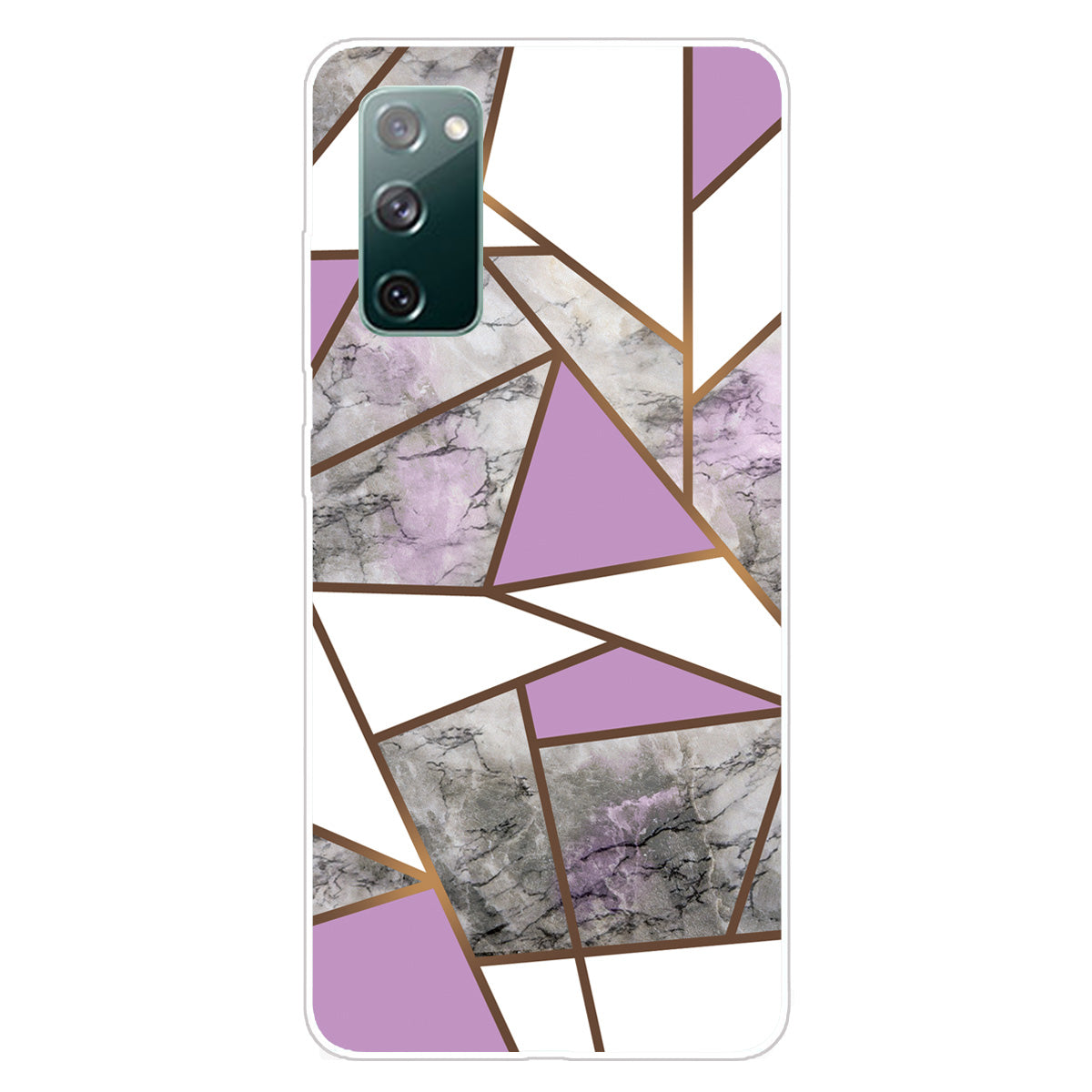 For Samsung Galaxy S20 FE 4G/5G/S20 Lite/S20 FE 2022 Shockproof TPU Case Marble Pattern Printed Phone Protector - Style P