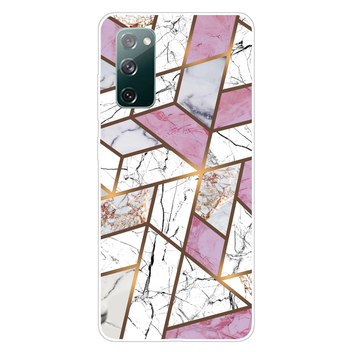 For Samsung Galaxy S20 FE 4G/5G/S20 Lite/S20 FE 2022 Shockproof TPU Case Marble Pattern Printed Phone Protector - Style Q