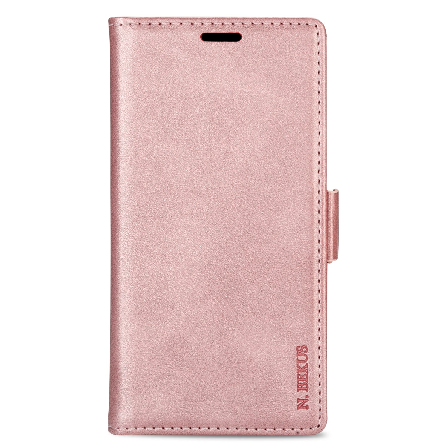 N.BEKUS PU Leather Wallet Phone Stand Case for Samsung Galaxy S20 FE/S20 Fan Edition/S20 FE 5G/S20 Fan Edition 5G - Rose Gold