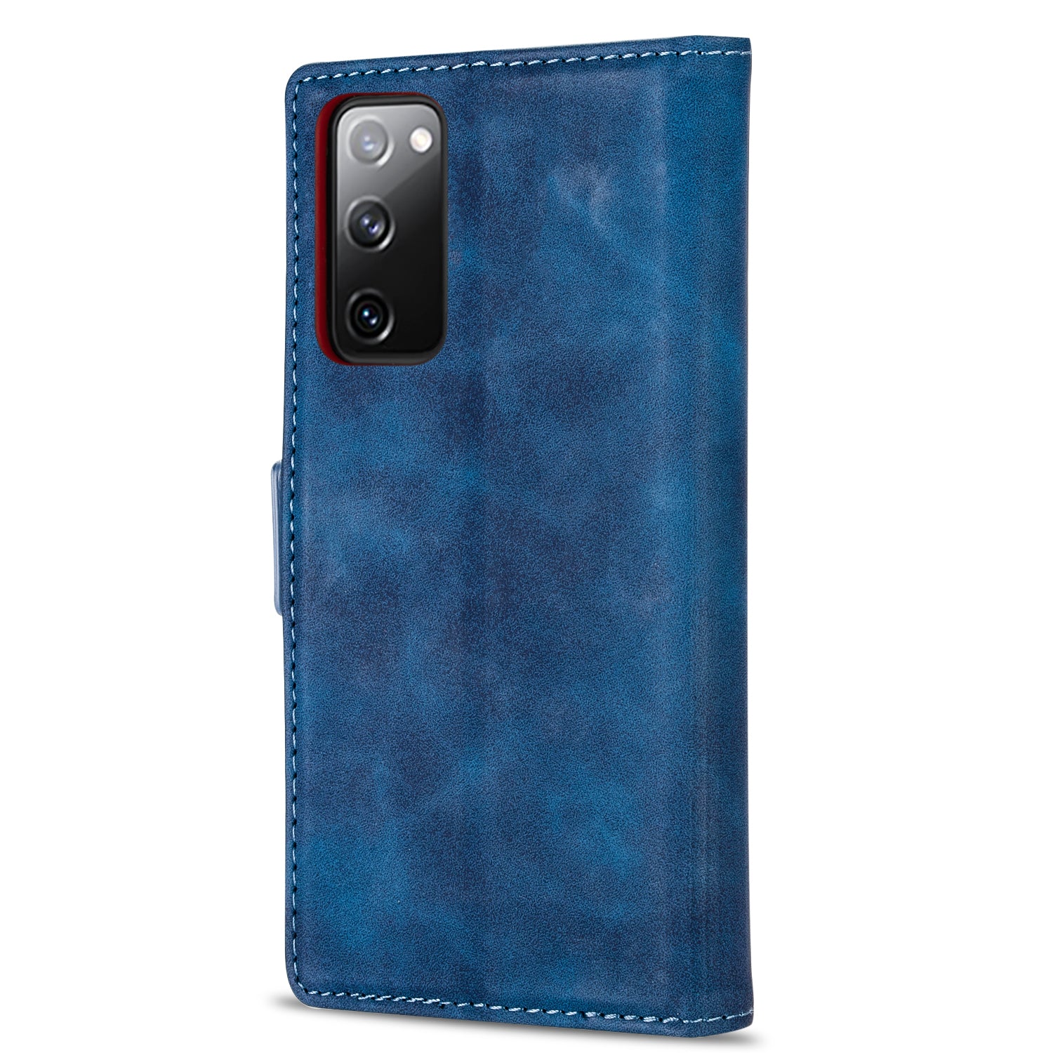 N.BEKUS PU Leather Wallet Phone Stand Case for Samsung Galaxy S20 FE/S20 Fan Edition/S20 FE 5G/S20 Fan Edition 5G - Blue