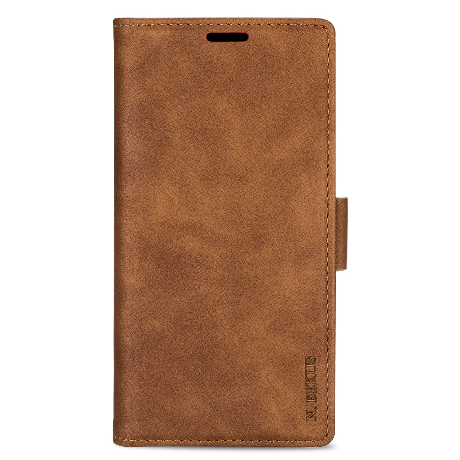 N.BEKUS PU Leather Wallet Phone Stand Case for Samsung Galaxy S20 FE/S20 Fan Edition/S20 FE 5G/S20 Fan Edition 5G - Brown