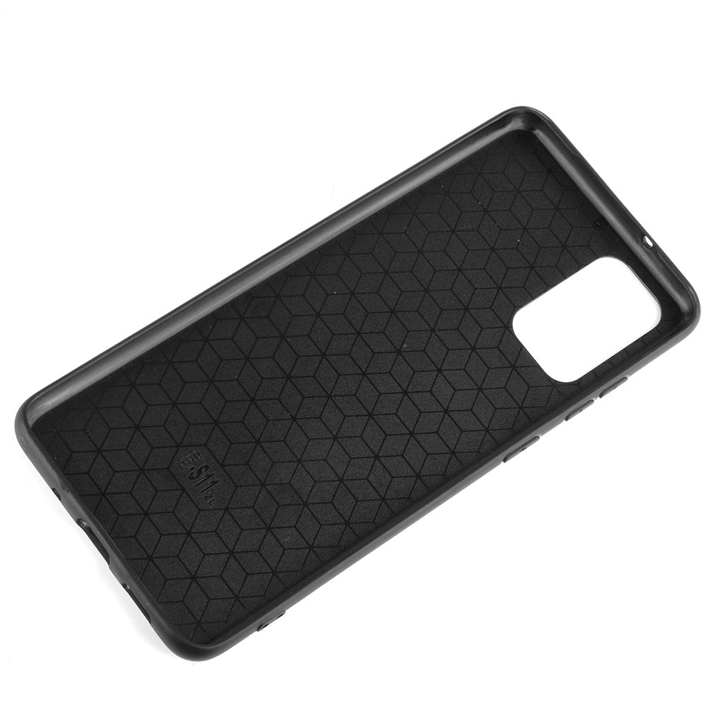 PU Leather Coated Hybrid Mobile Phone Case for Samsung Galaxy S20 FE 4G/FE 5G/S20 Lite/S20 FE 2022 - Black