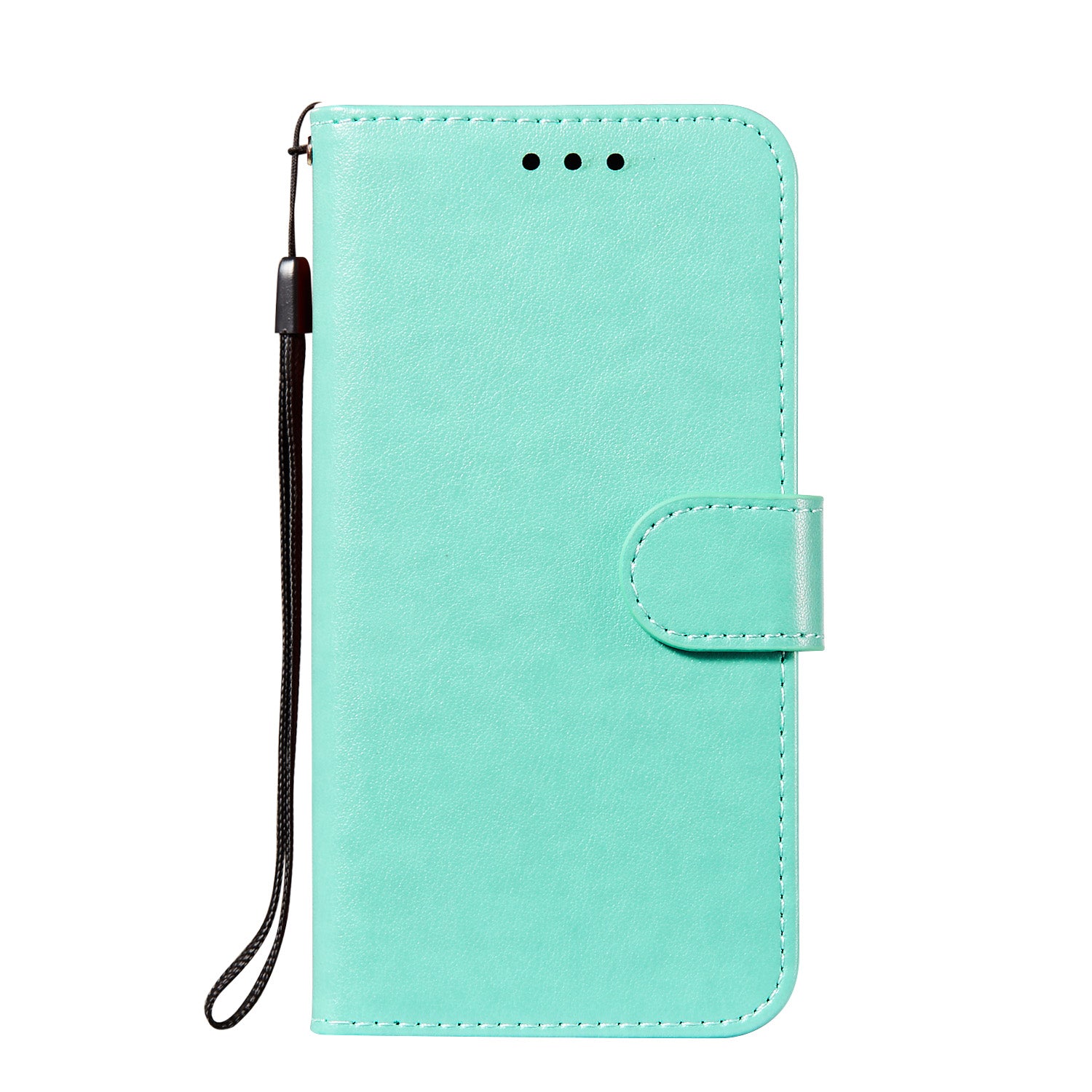 Dual-sided Magnetic Clasp Leather Wallet Stand Phone Case Shell for Samsung Galaxy S20 FE 4G/FE 5G/S20 Lite/S20 FE 2022  -  Green