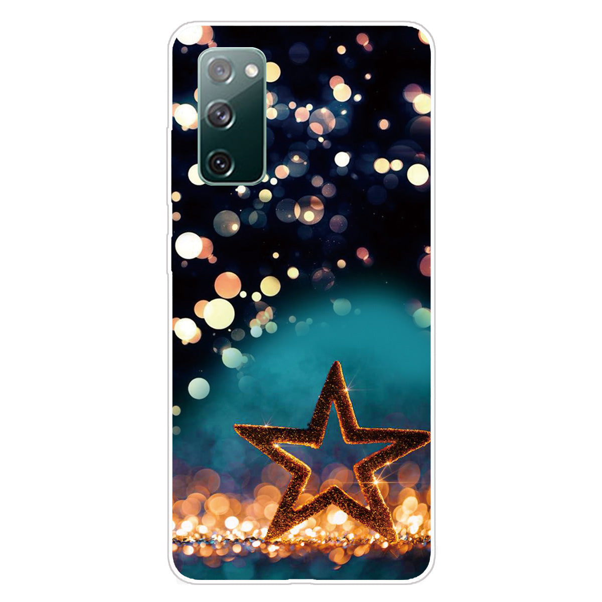 Pattern Printing Flexible TPU Phone Case for Samsung Galaxy S20 FE 4G/FE 5G/S20 Lite/S20 FE 2022 - Star