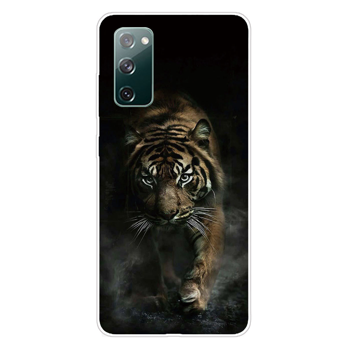 Pattern Printing Flexible TPU Phone Case for Samsung Galaxy S20 FE 4G/FE 5G/S20 Lite/S20 FE 2022 - Big Tiger